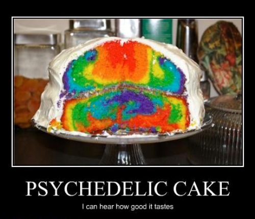 crazy rainbow cake